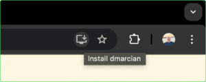 Chrome browser PWA