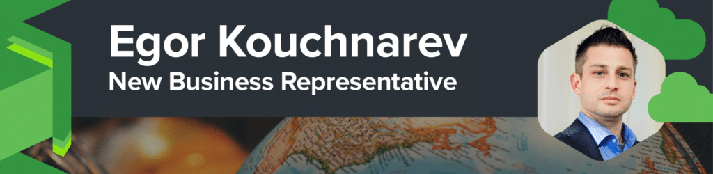 Egor Kouchnarev, chargé de la prospection